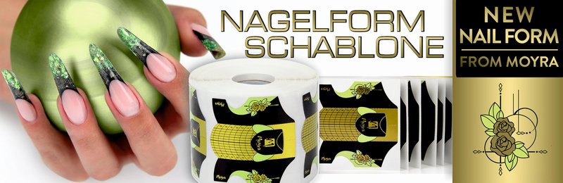 Nagelformschablone mit spezieller Aluminiumfolie für perfekte Stabilität und hohe Haftung!